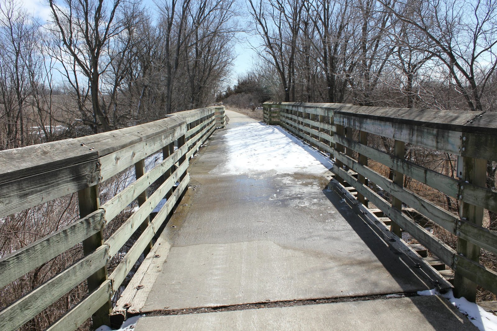 Looking south